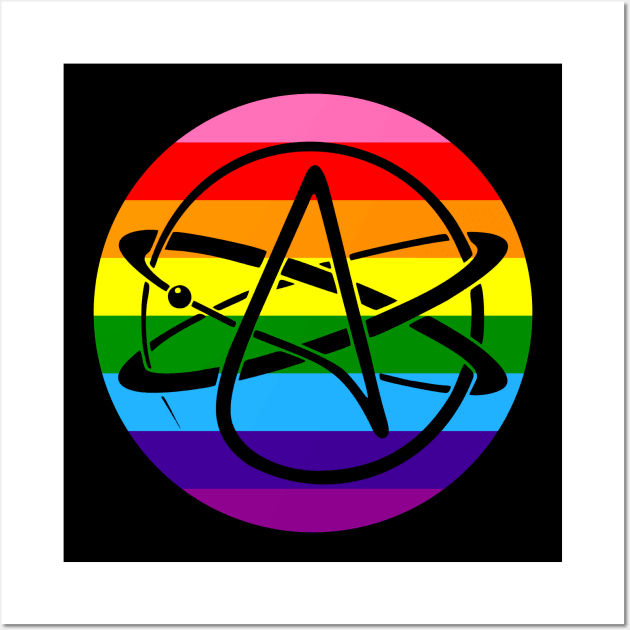 Atheist Pride Flag Wall Art by anomalyalice